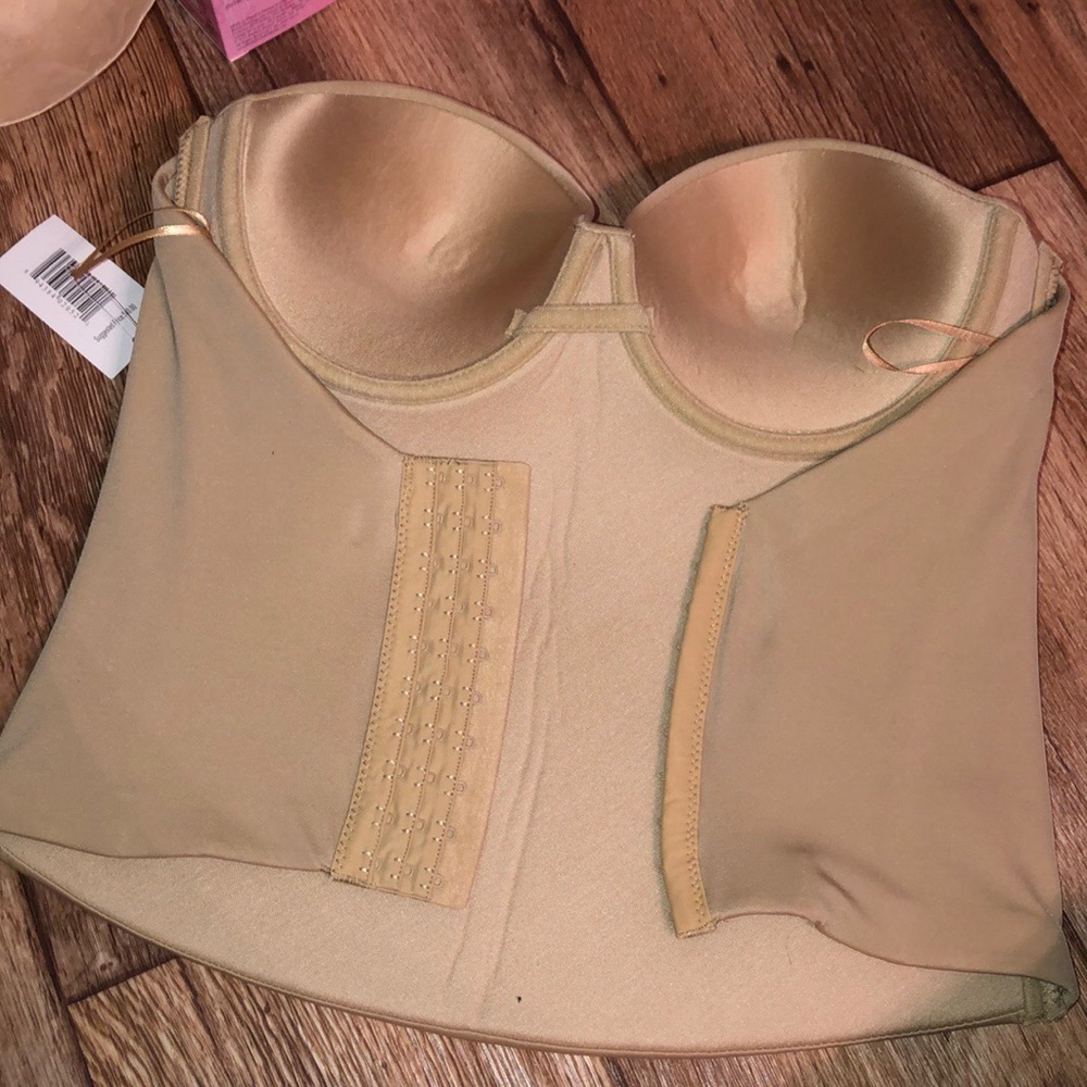 36C Nude Corset Strapless Bra/Waist Shaper
